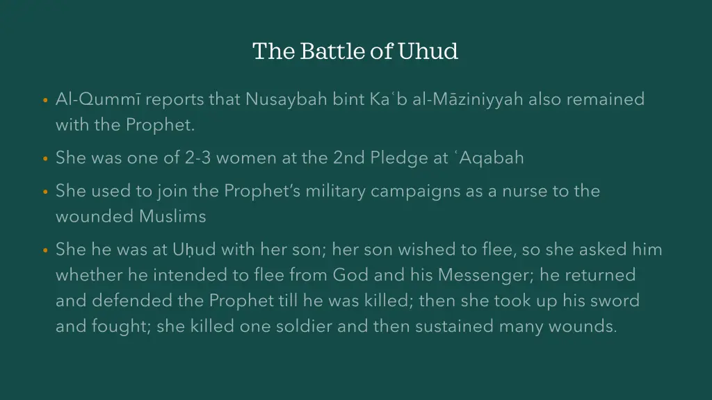 the battle of uhud 6