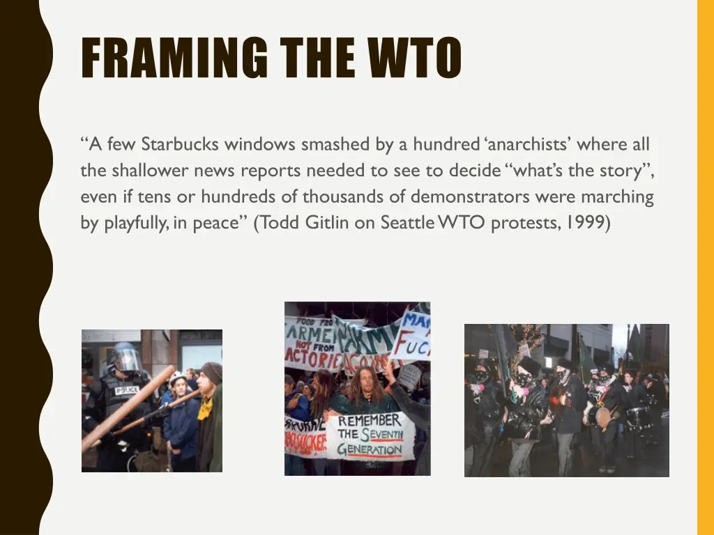 framing the wto