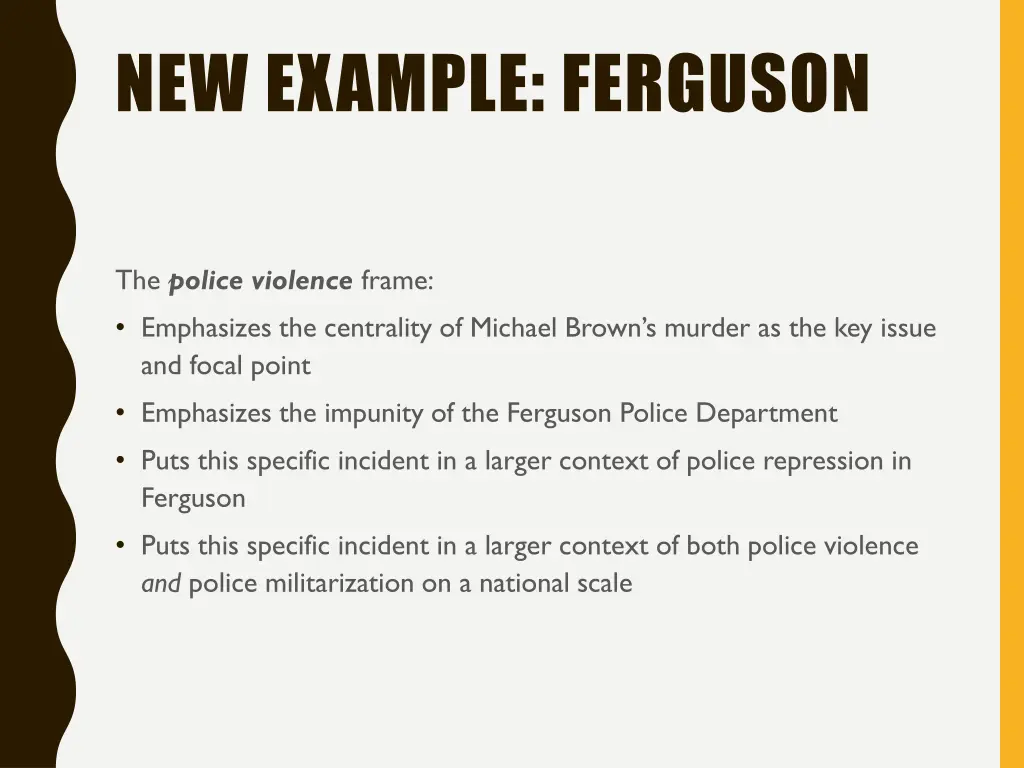 new example ferguson