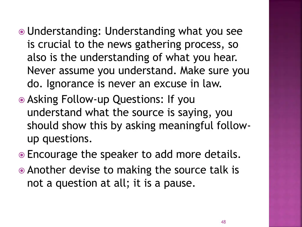 understanding understanding what