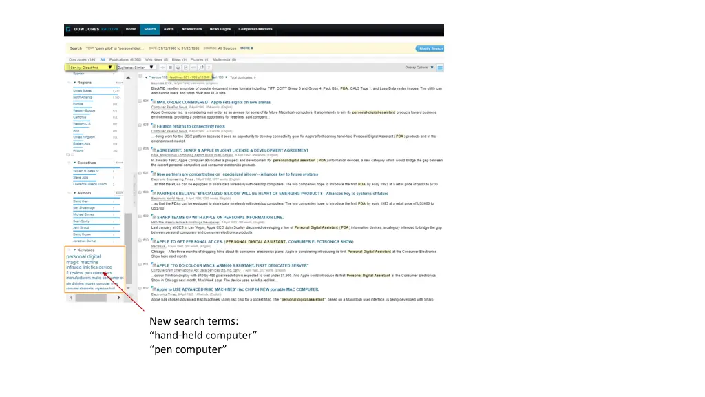 new search terms hand held computer pen computer