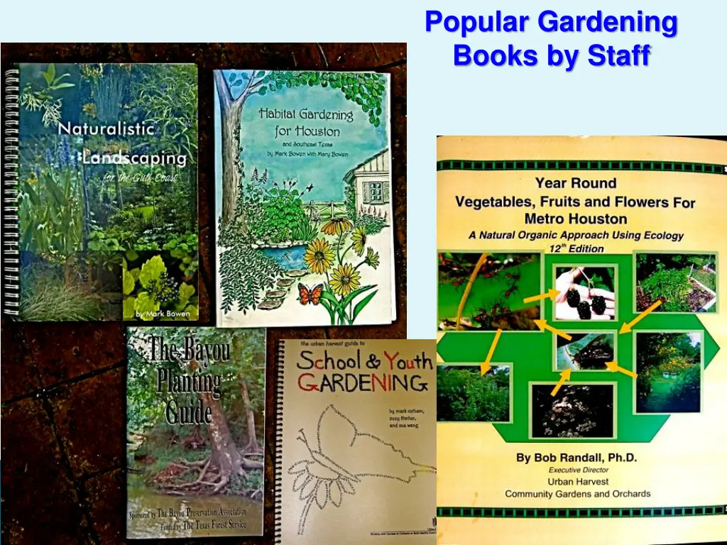 popular gardening books by staff