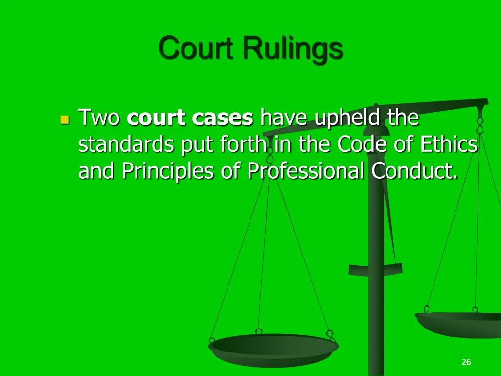 court rulings