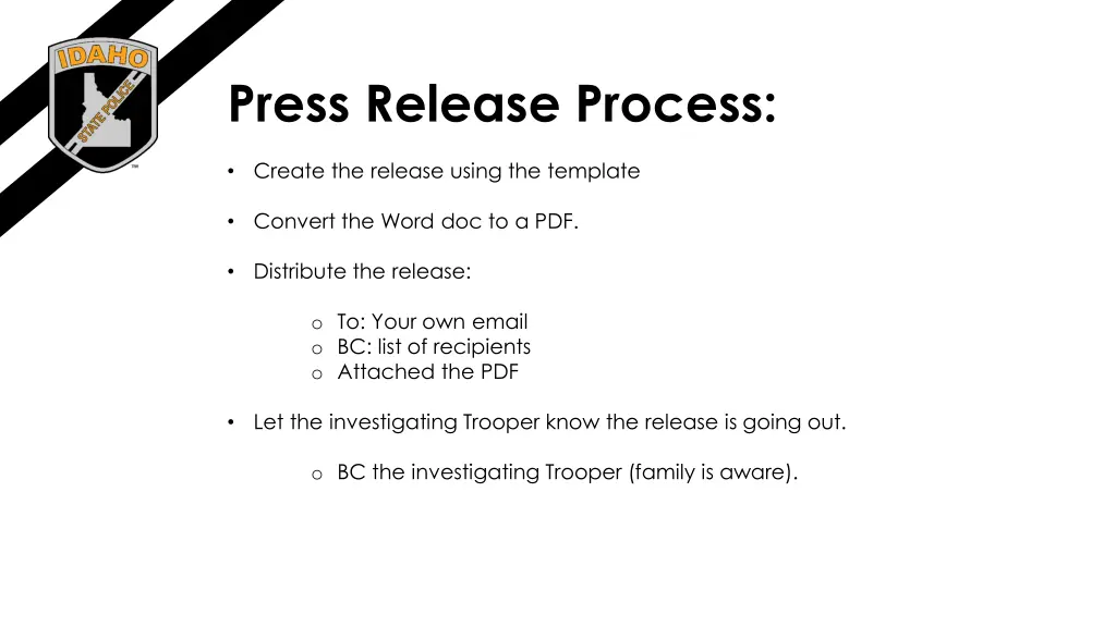 press release process