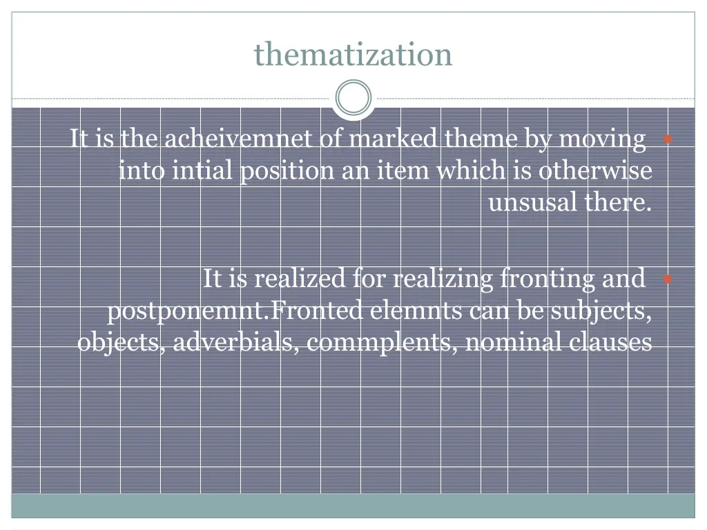 thematization