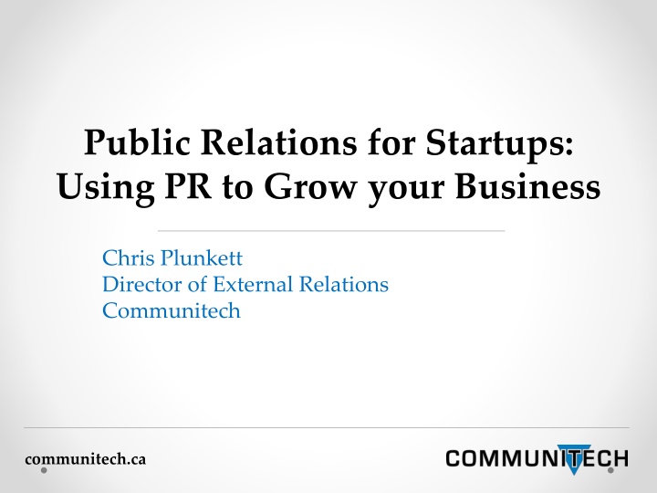 public relations for startups using pr to grow