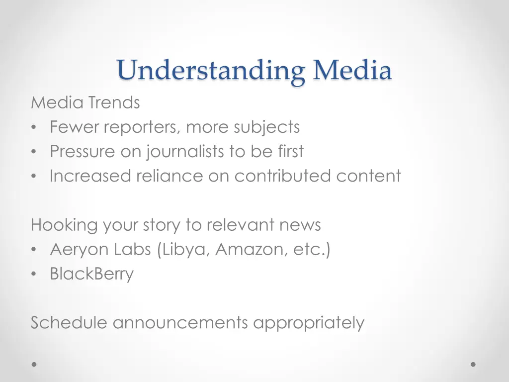 understanding media media trends fewer reporters