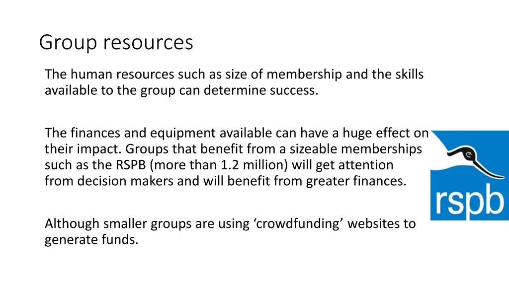 group resources