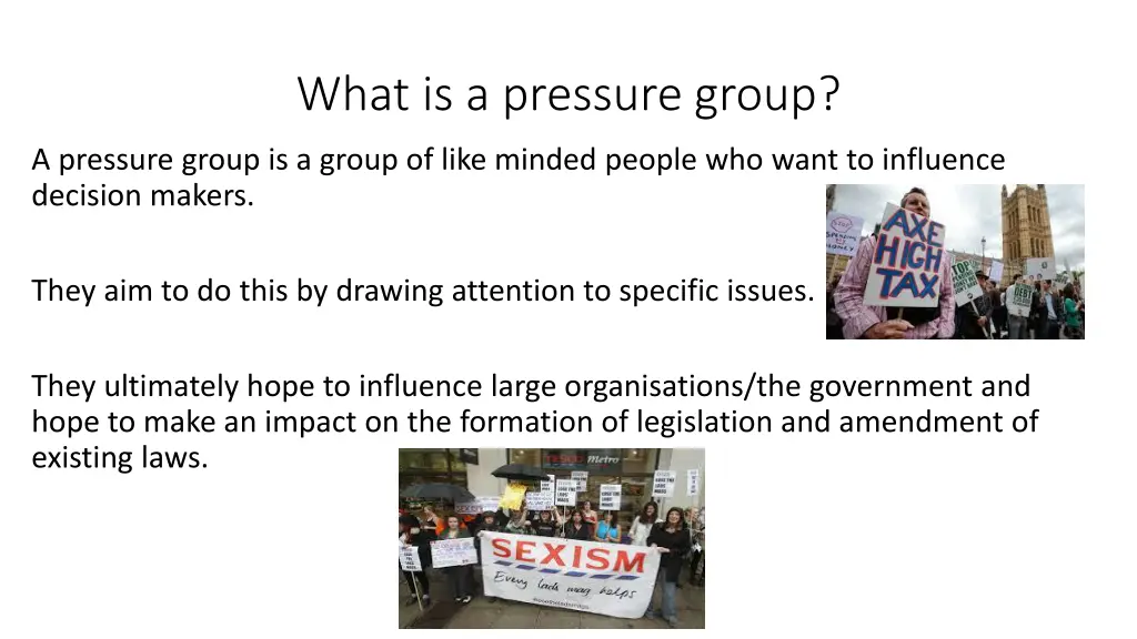 what is a pressure group