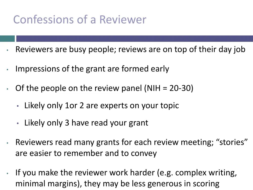 confessions of a reviewer