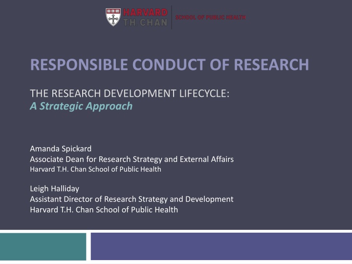 responsible conduct of research