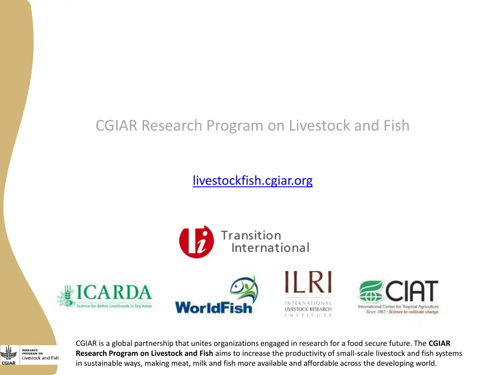 cgiar research program on livestock and fish