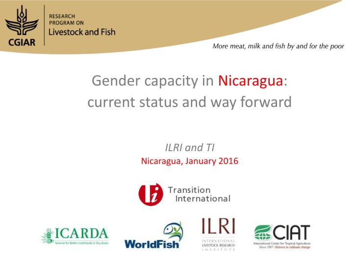 gender capacity in nicaragua current status