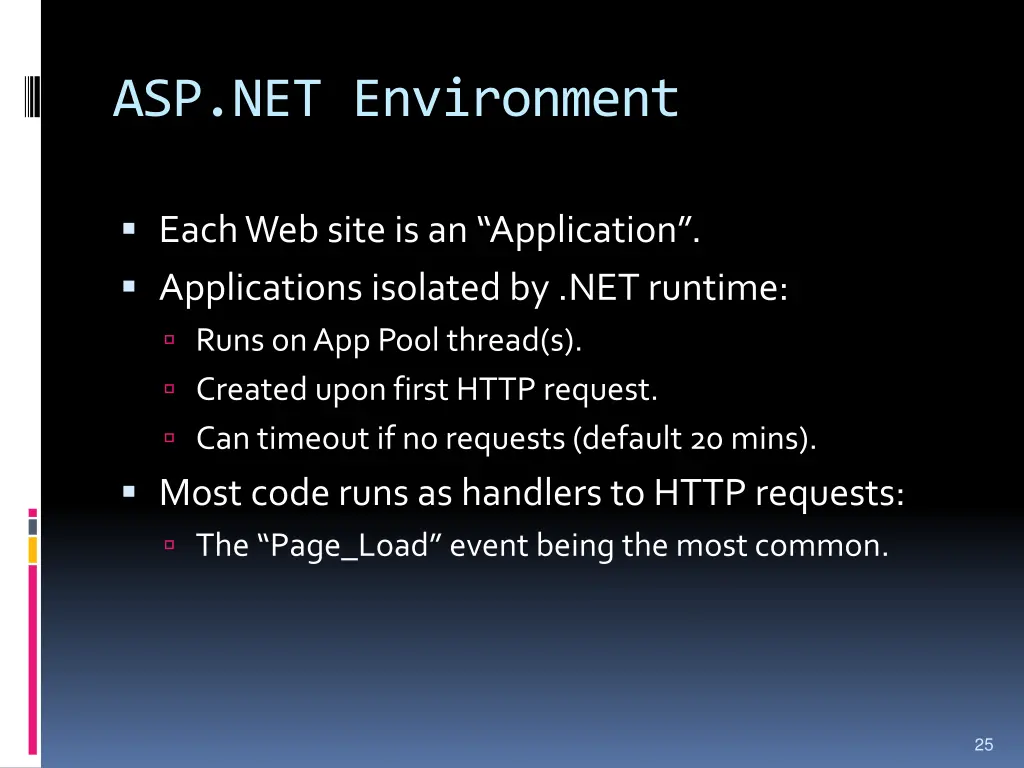 asp net environment