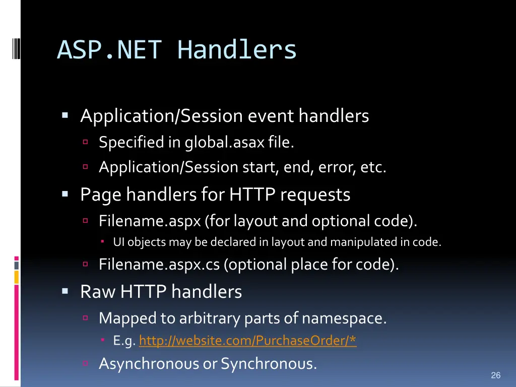 asp net handlers