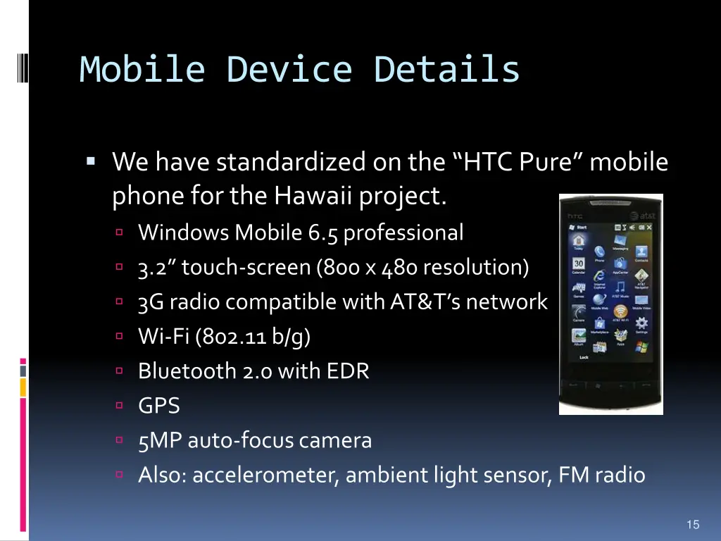 mobile device details