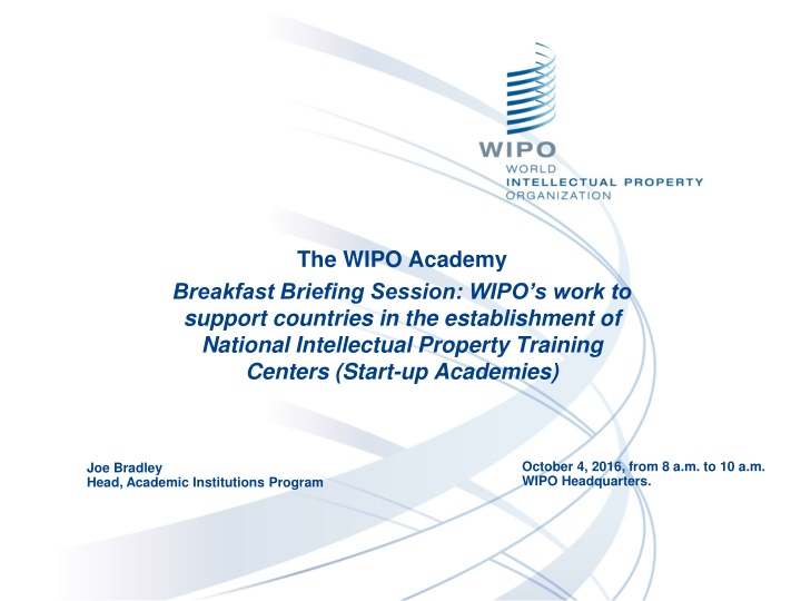 the wipo academy