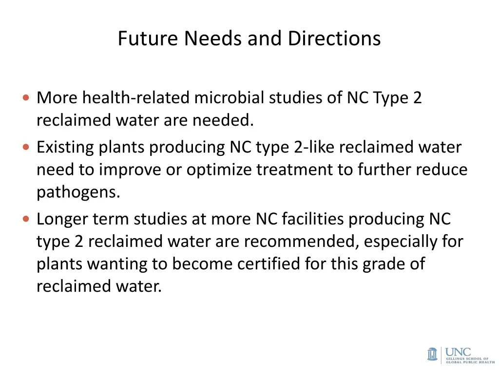 future needs and directions