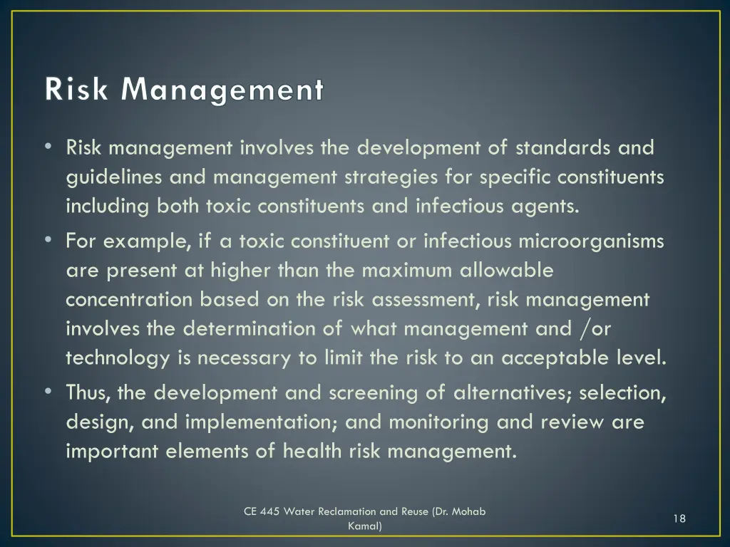 risk management