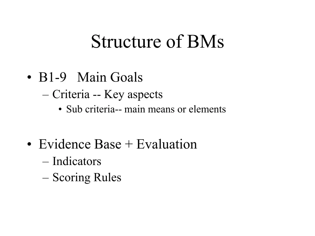 structure of bms