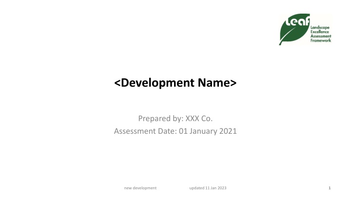 development name