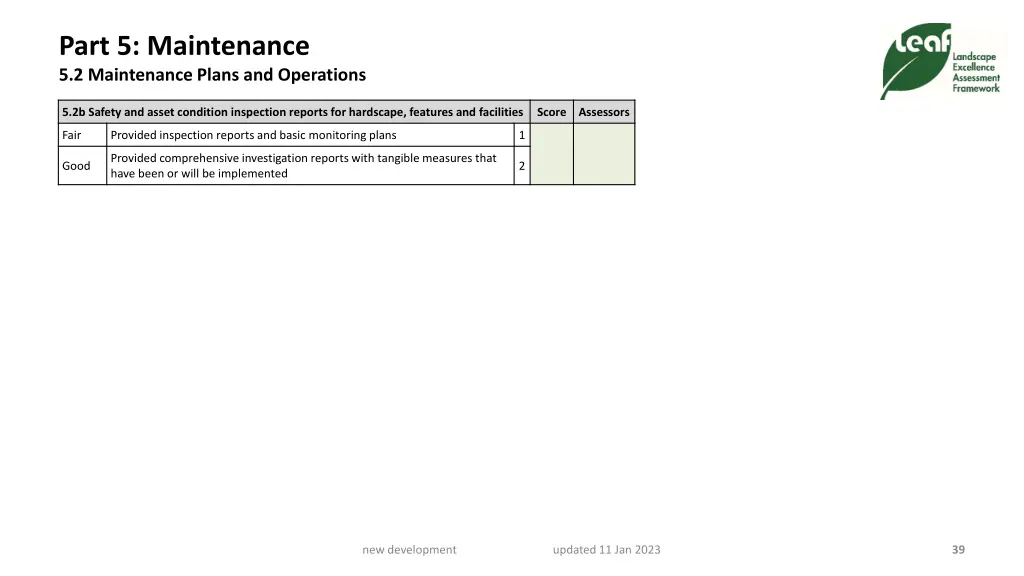 part 5 maintenance 5 2 maintenance plans 1