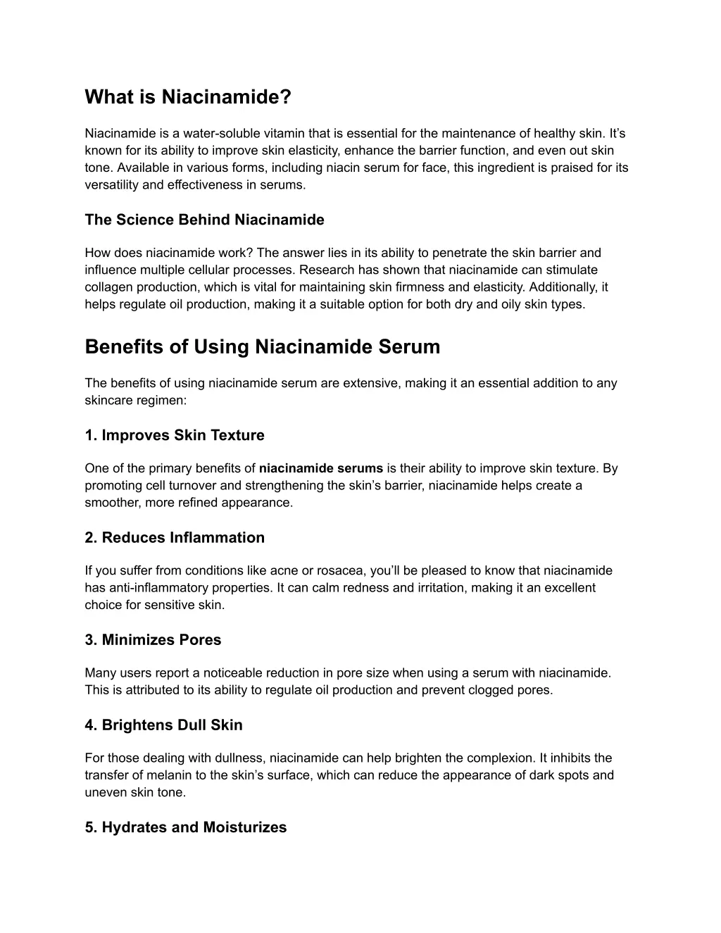 what is niacinamide