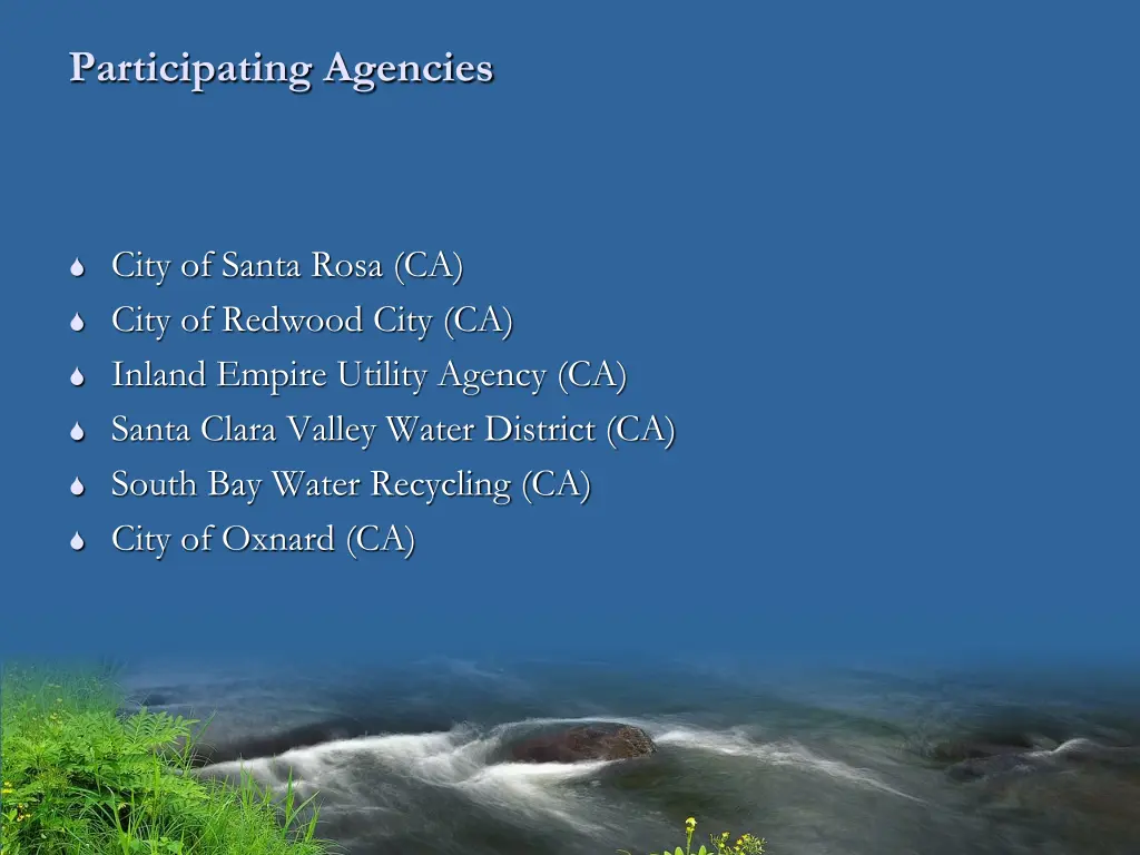 participating agencies