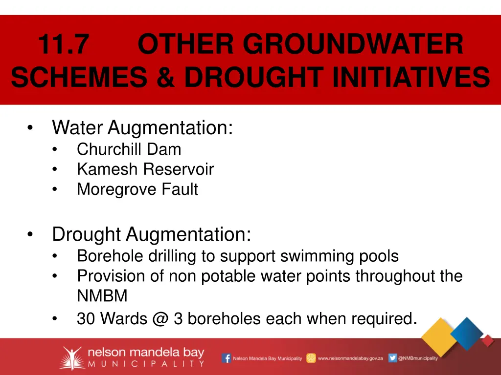 11 7 schemes drought initiatives