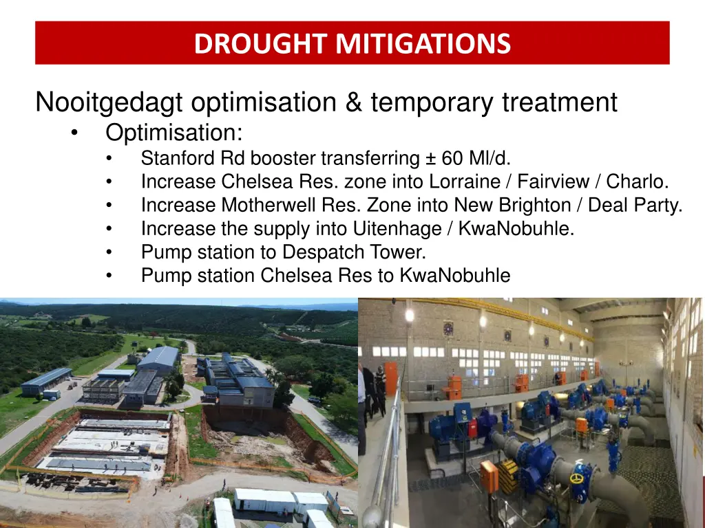 drought mitigations