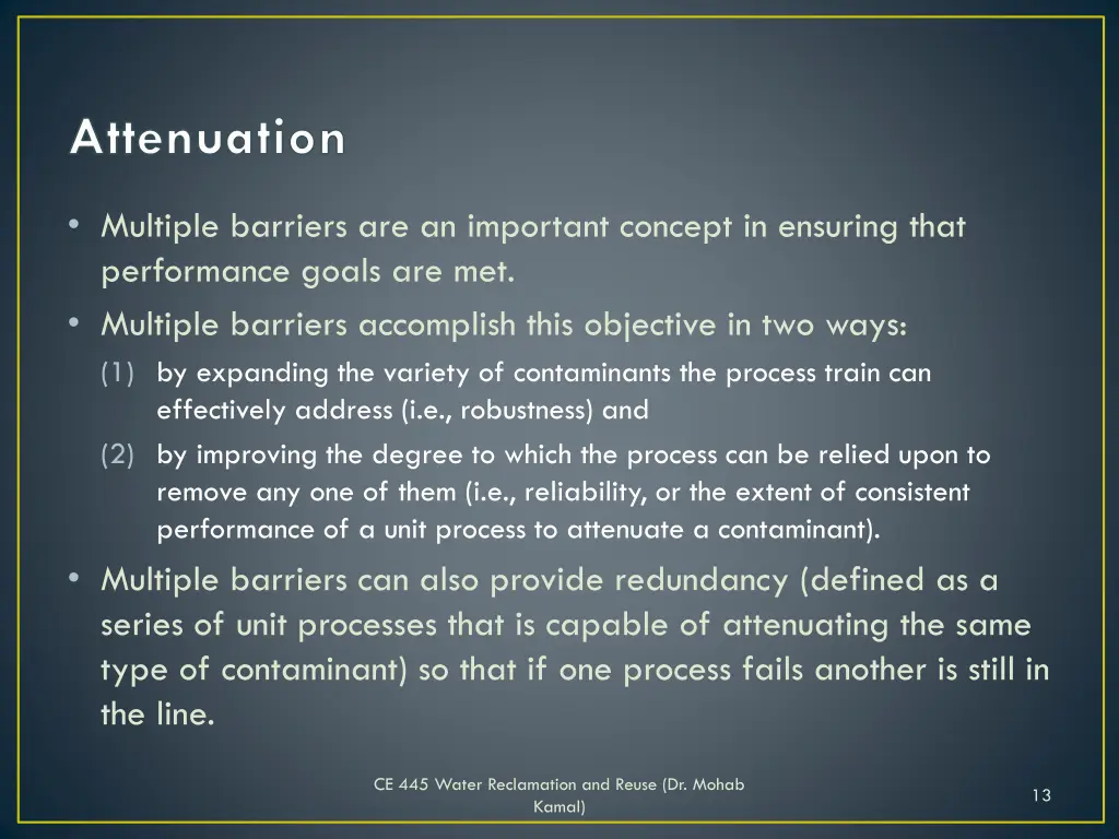 attenuation 1