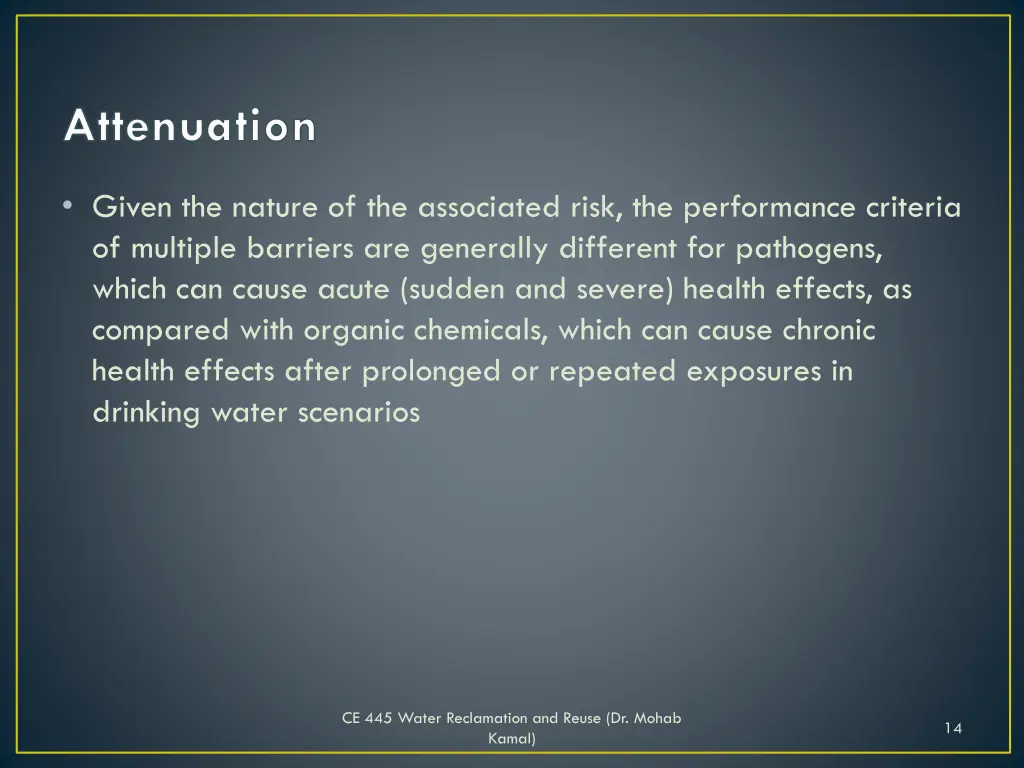 attenuation 2