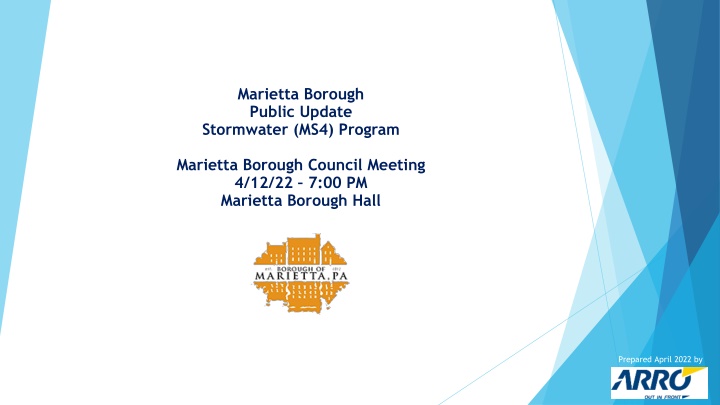 marietta borough public update stormwater