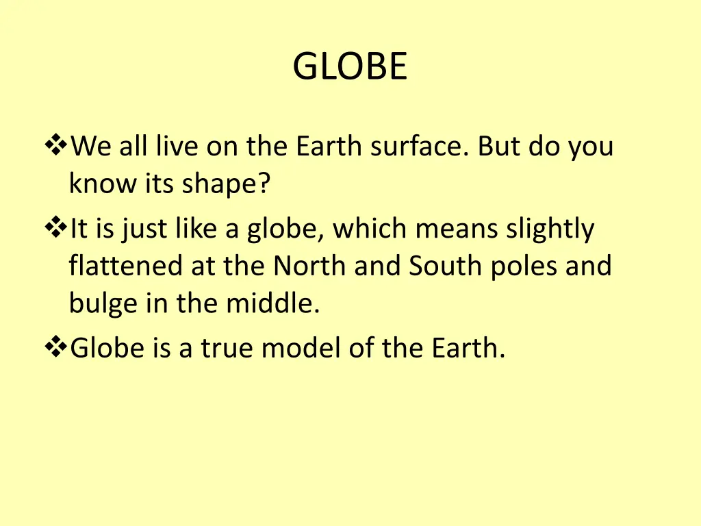 globe