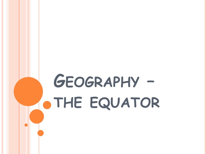 g eography the equator