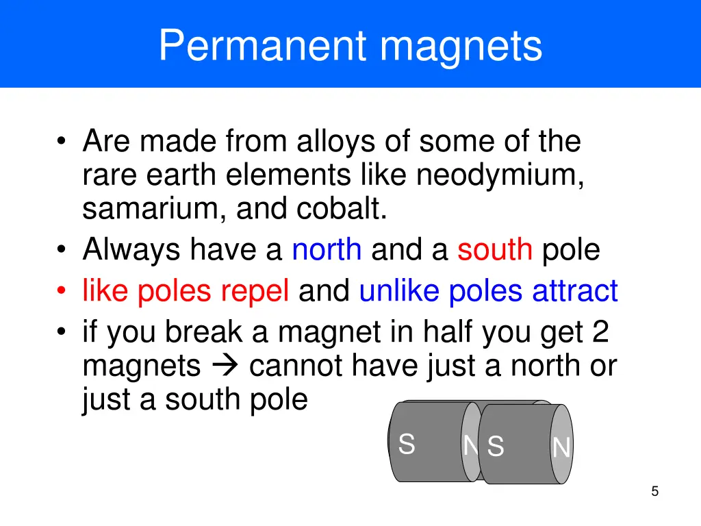 permanent magnets