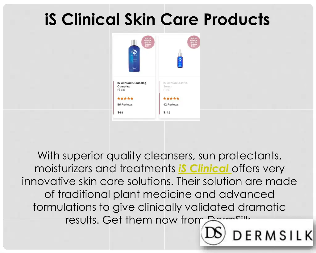 is clinical skin care products