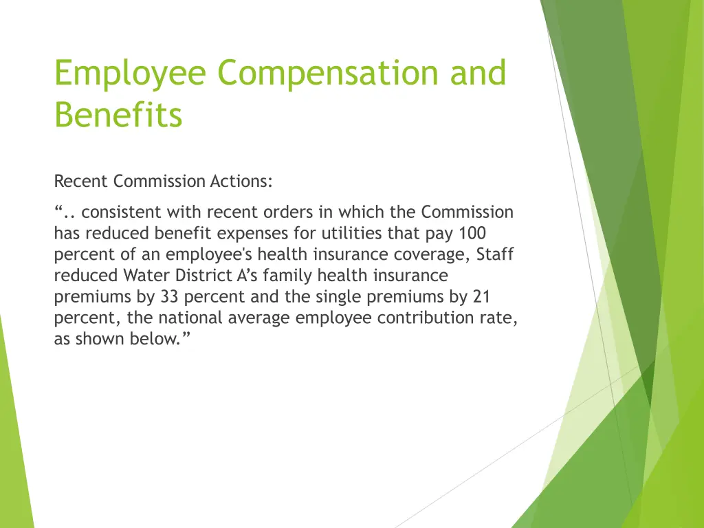 employee compensation and benefits