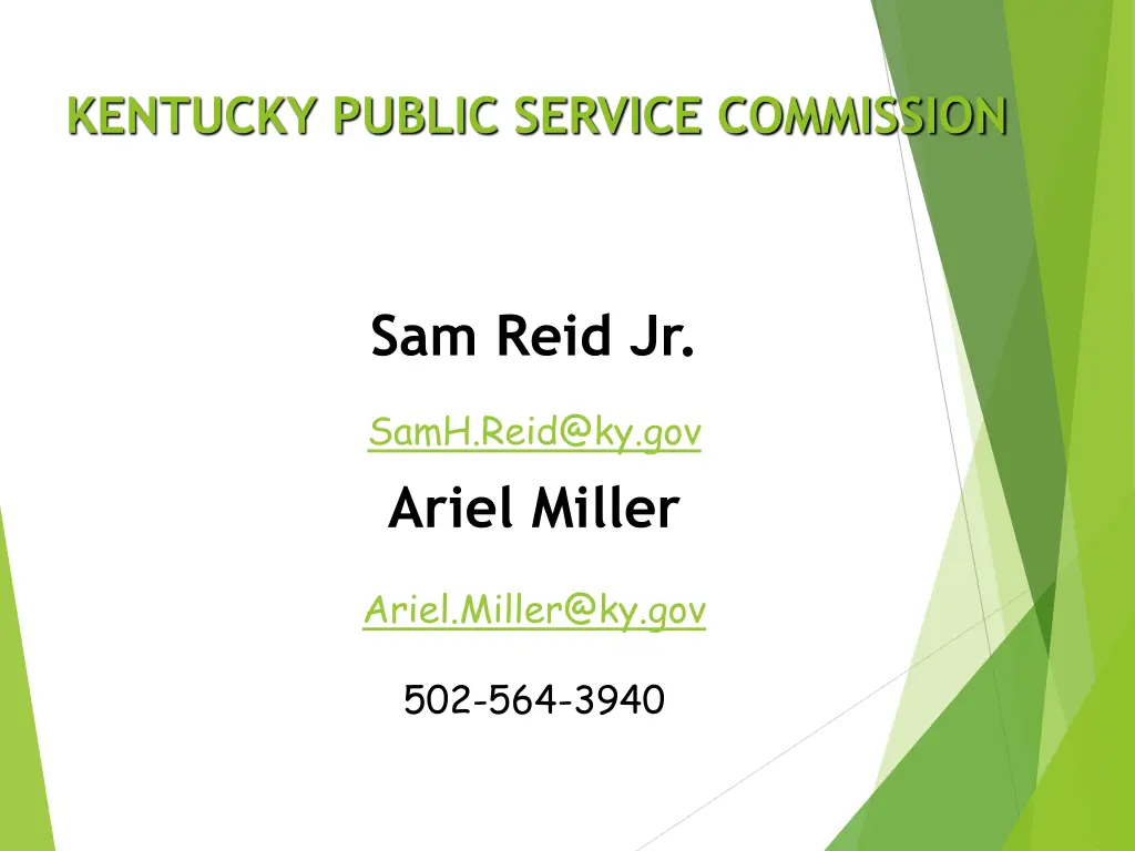 kentucky public service commission