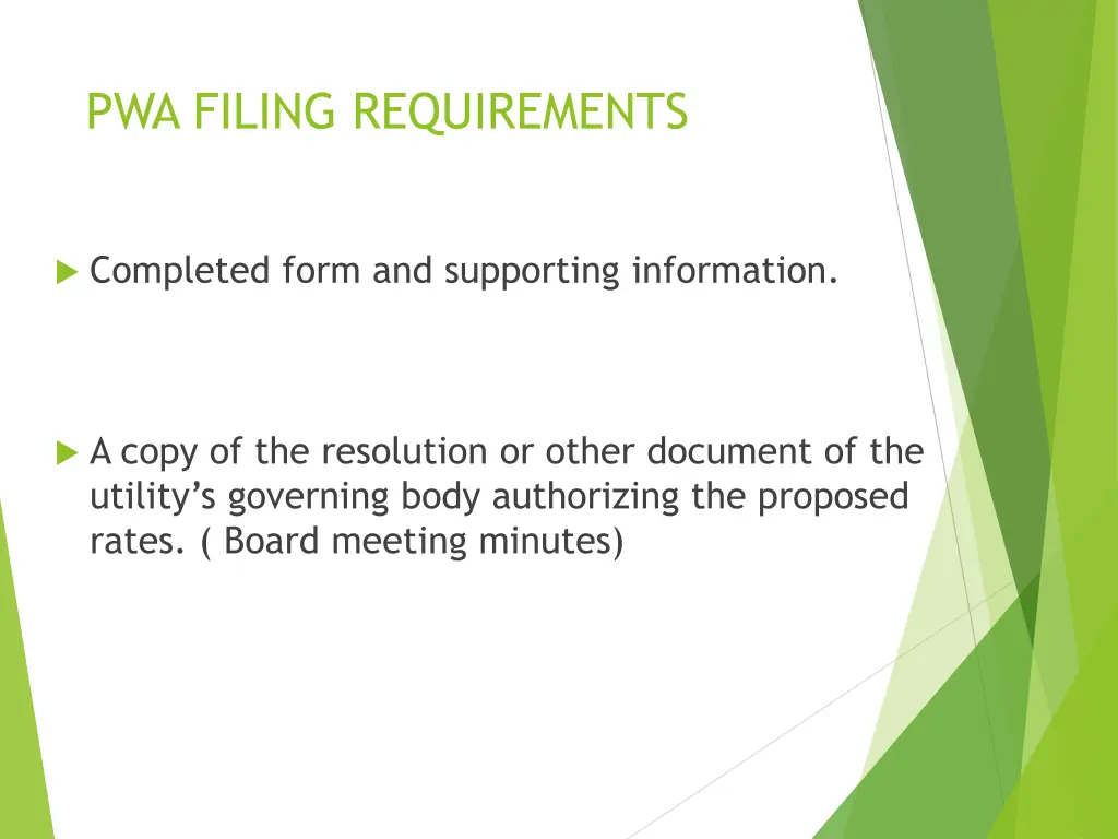 pwa filing requirements 1