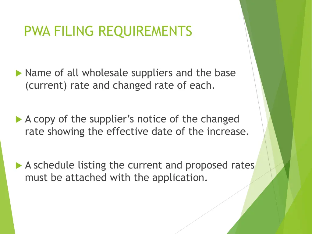 pwa filing requirements