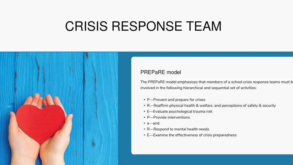 crisis response team