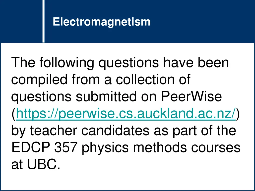 question title question title electromagnetism 1