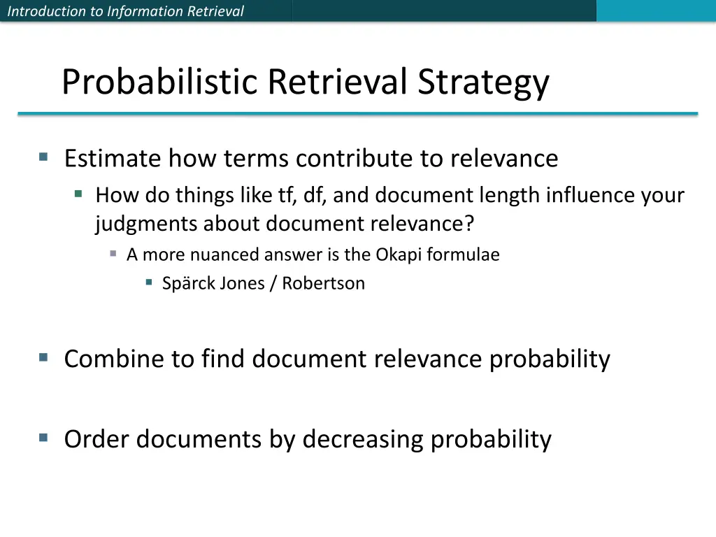 introduction to information retrieval 7