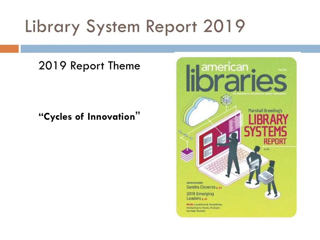 library system report 2019