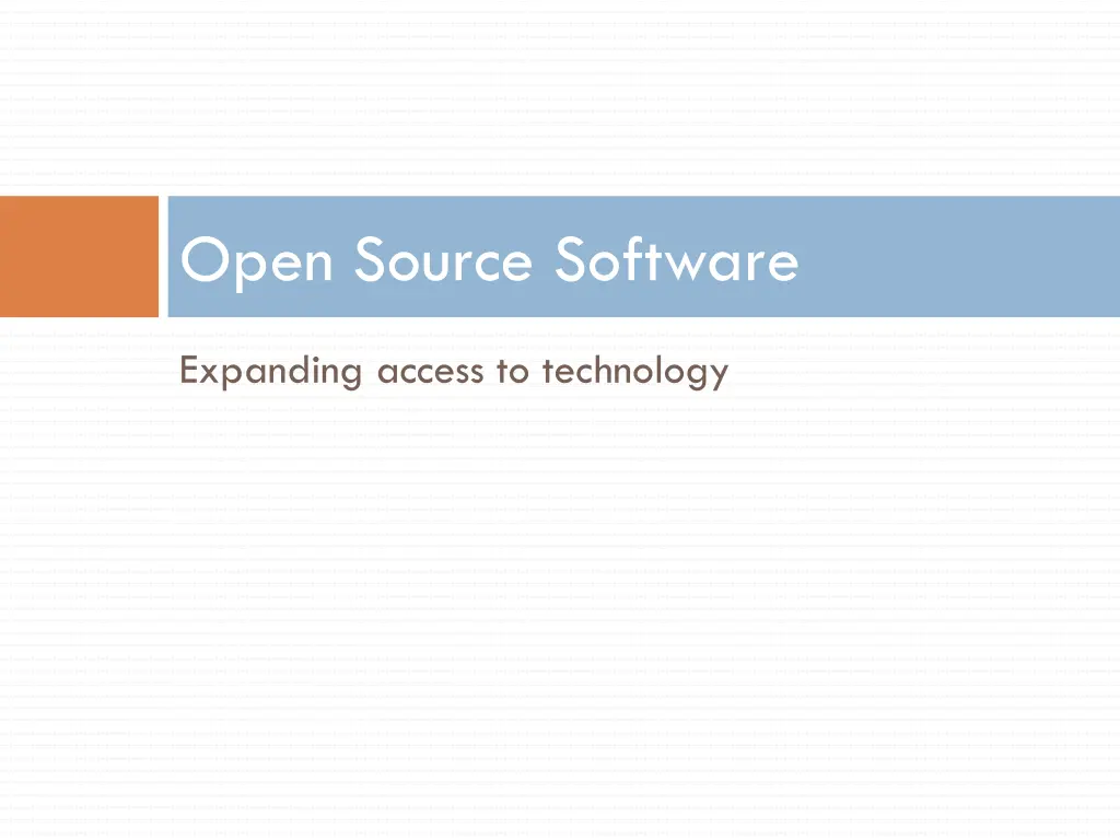 open source software