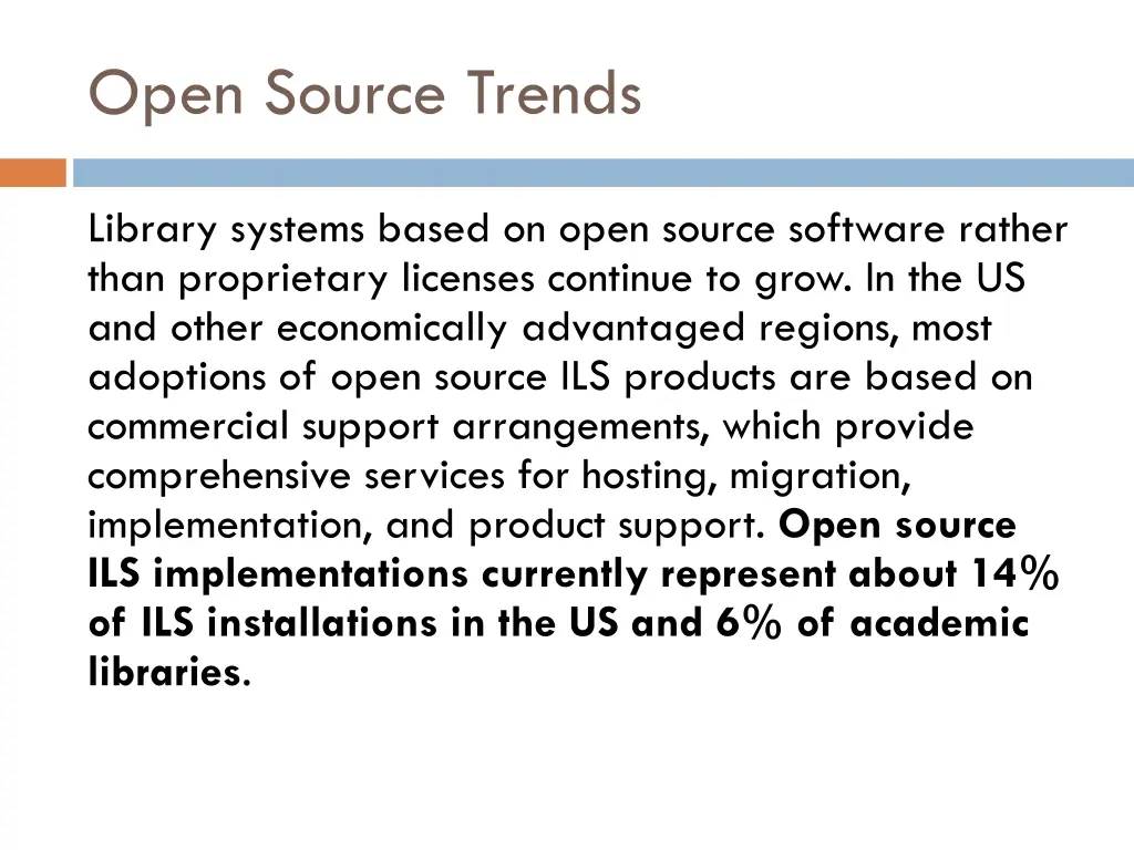 open source trends