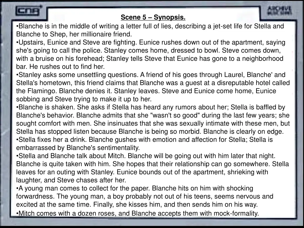 scene 5 synopsis