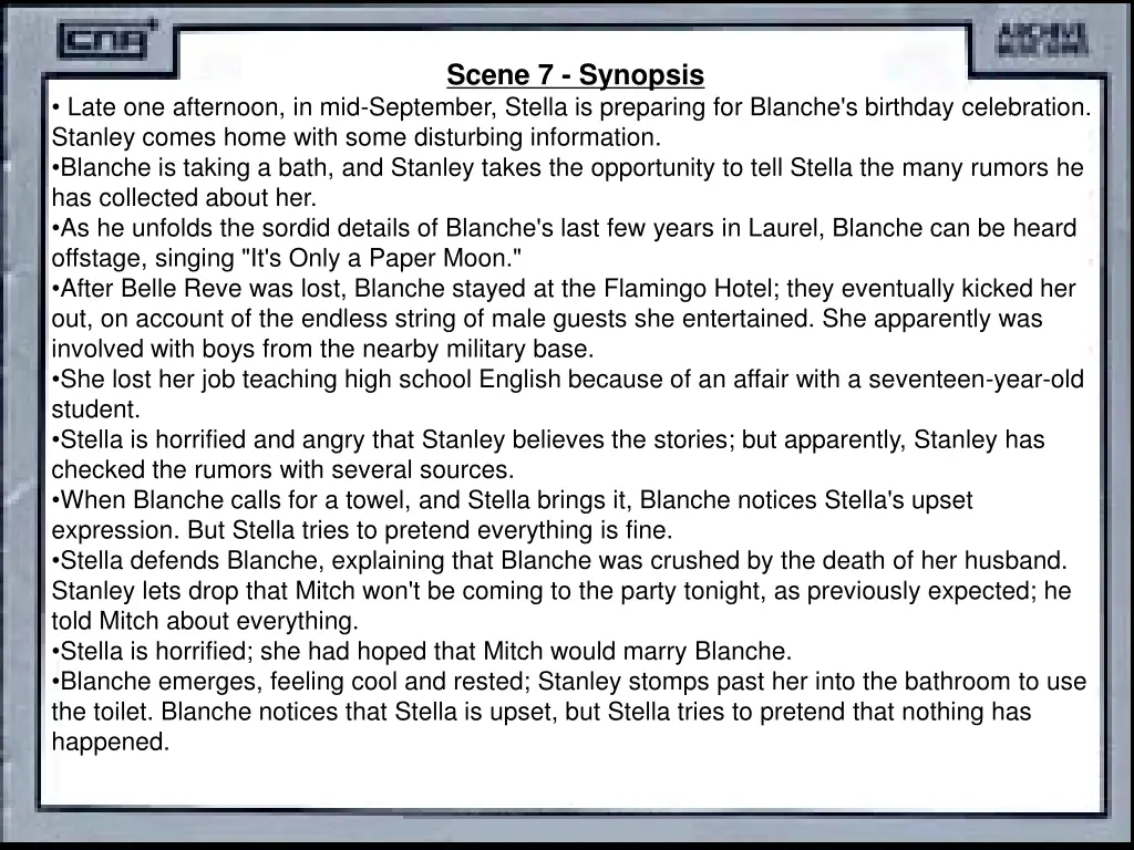 scene 7 synopsis