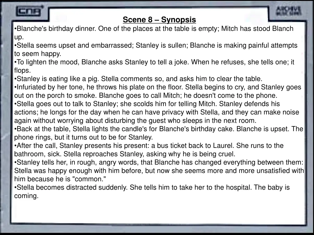 scene 8 synopsis